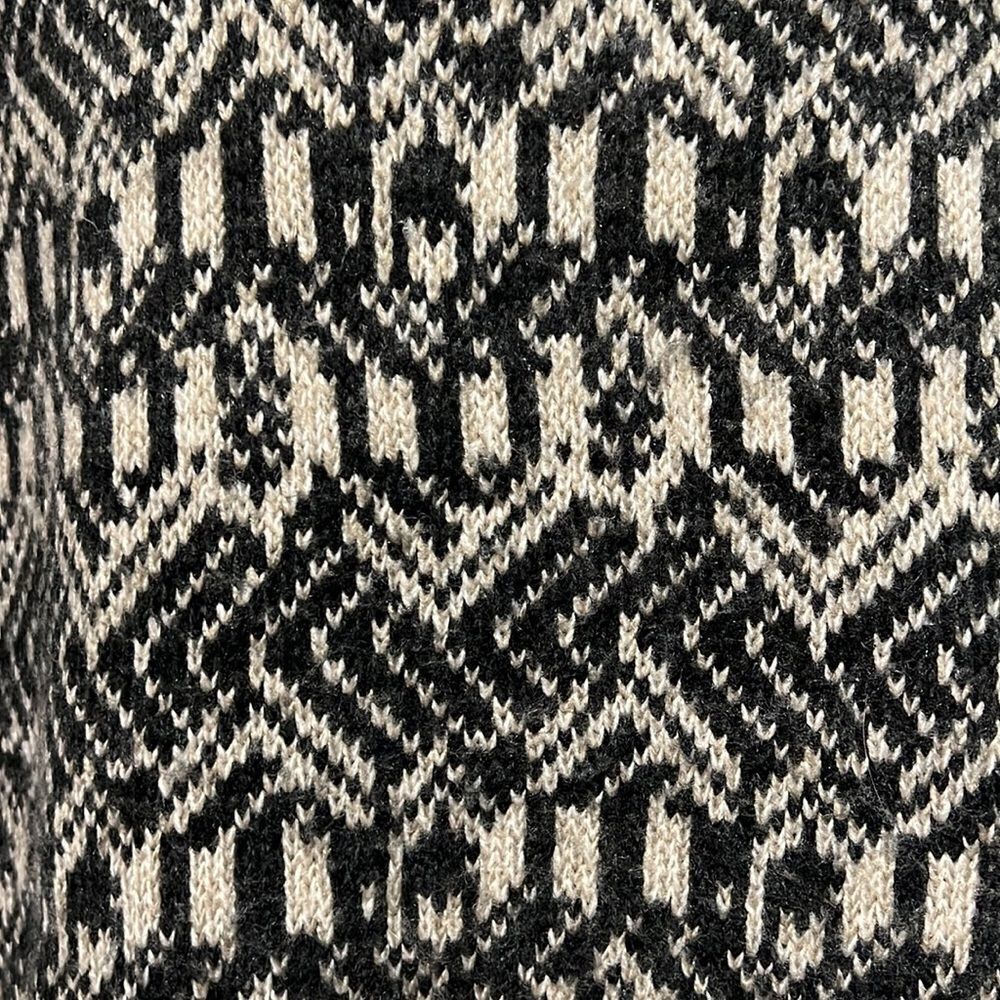 Steve Madden Turtleneck Pullover Black/Grey Sweater Vest O/S‎ - Picture 7 of 12